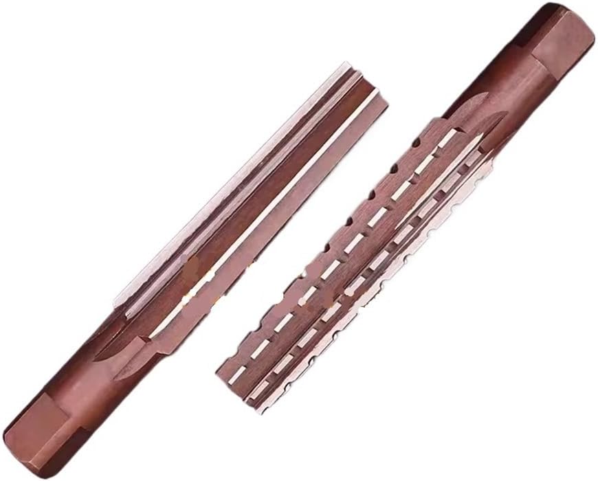 2PCS/Set Hand Reamers Set MT0/MT1/MT2/MT3/MT4/MT5 Steel Fine/Rough-Edge Morse Taper Reamer for Milling Finishing Cutter Tool(MT2)