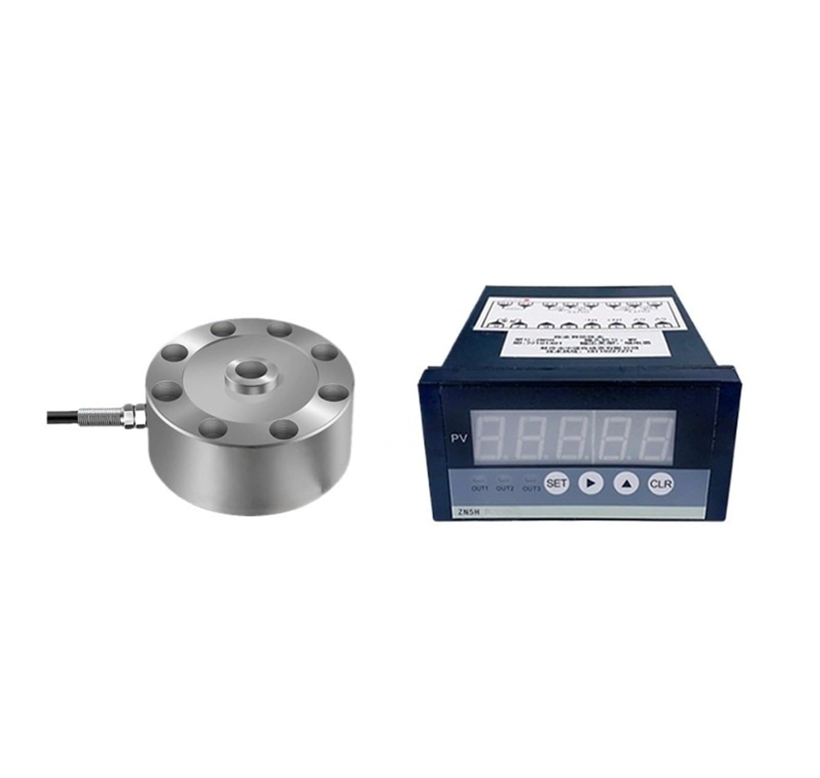 ZIDRMTKVK Spoke Weighing Force transducer with Display Meter Indicator Relay outputs(0-50kg)