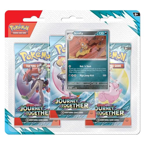 Pokemon TCG Scarlet & Violet 9 Journey Together Three Booster Blister