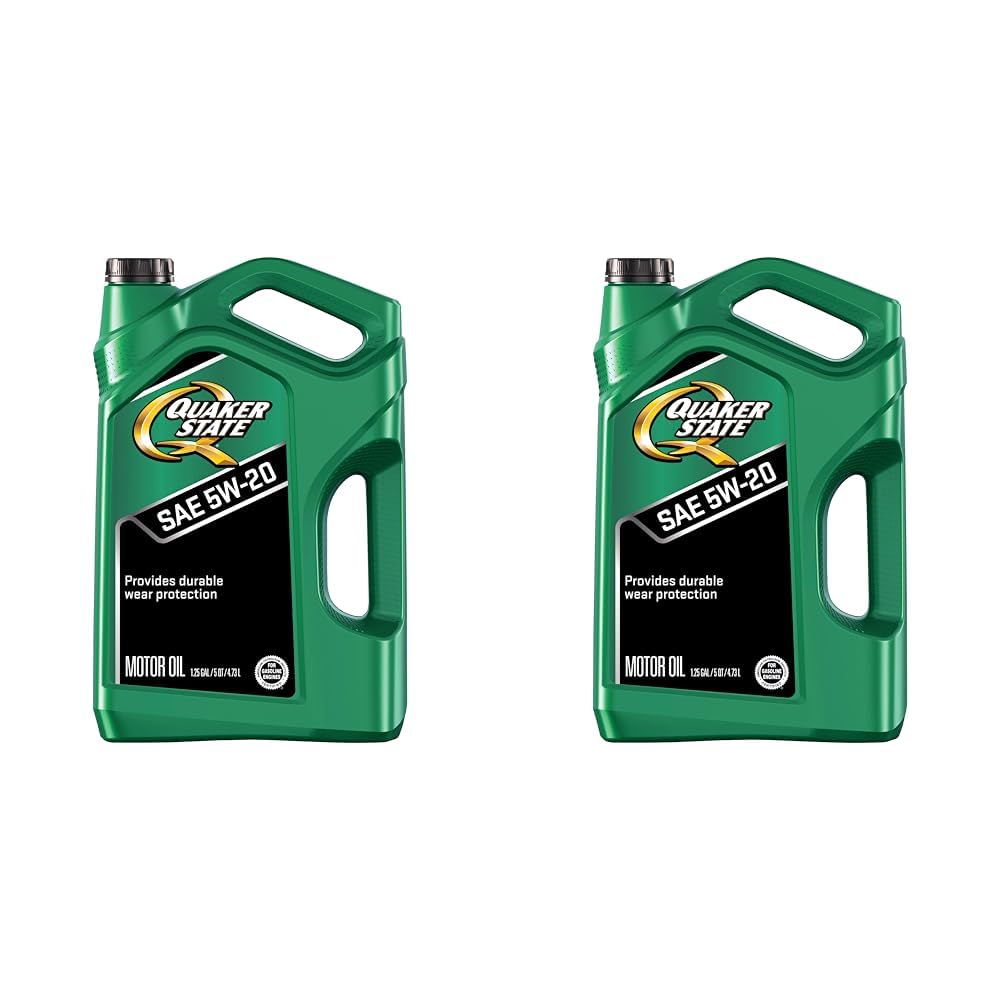 Quaker State550044965 Motor Oil, Synthetic Blend 5W-20 (5-Quart, Single Pack) (Pack of 2)