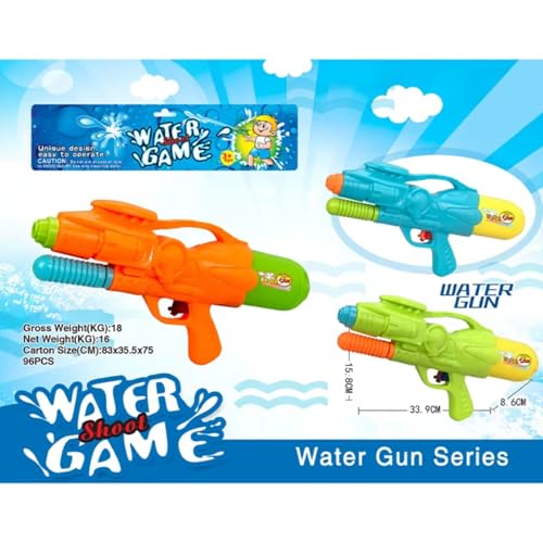 Image of Storio High Pressure Holi Pichkari Water Gun Toy for Kids with 25Ft Range Pool Water Gun Kids | Summer Outdoor Shooting Game Powerful Water Gun