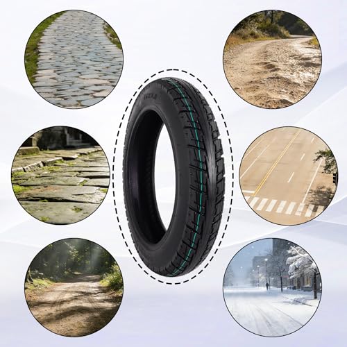 76-305 16x3.0 Puncture-Proof Snow Tire for Electric Bike, 16 Inch Tubeless Tire for E-Bike with Valve and Tire Levers, 16&rdquo; Vacuum Tire Pneumatic Tires