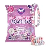 Candy Bracelets - 40 Count - Bulk Candy Individually Wrapped - Candy for Goodie Bags, Party Favors, Classroom...