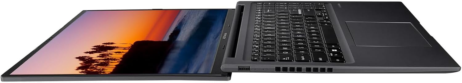 ASUS Vivobook Laptop, 16" Business & Student Laptop Computer, Intel Core i7-1255U Processor, 40GB RAM 1TB SSD, Windows 11 Home Laptop with Microsoft Office Lifetime License, PLUSERA Earphones, Black