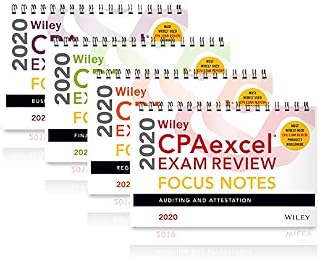 Wiley CPAexcel Exam Review 2020 Focus Notes: Complete Set