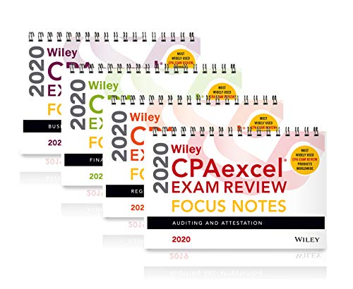 Wiley CPAexcel Exam Review 2020 Focus Notes: Complete Set