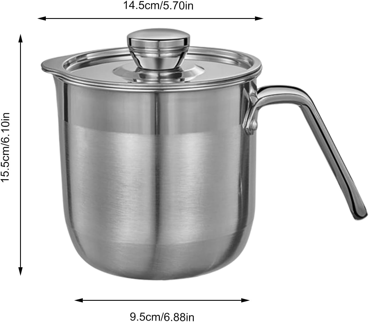 Egg Separators for Yolk Large-Capacity Stainless Steel Cup Handle