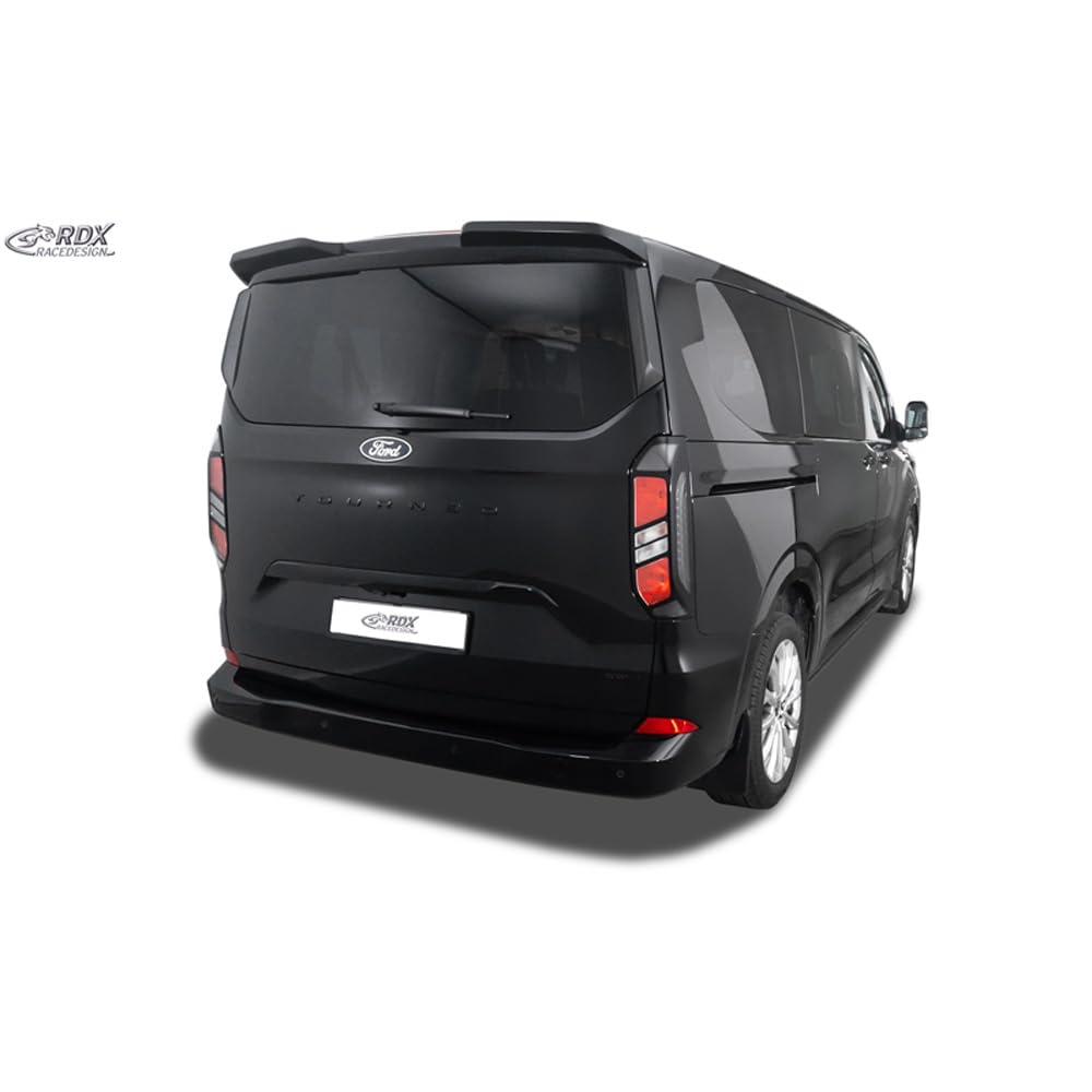 RDX Racedesign Becquet de toit compatible avec Ford Transit Custom / Tourneo Custom 2023- & Volkswagen Transporter / Caravelle T7 2024- (avec portes battantes ou hayon) (PUR-IHS)