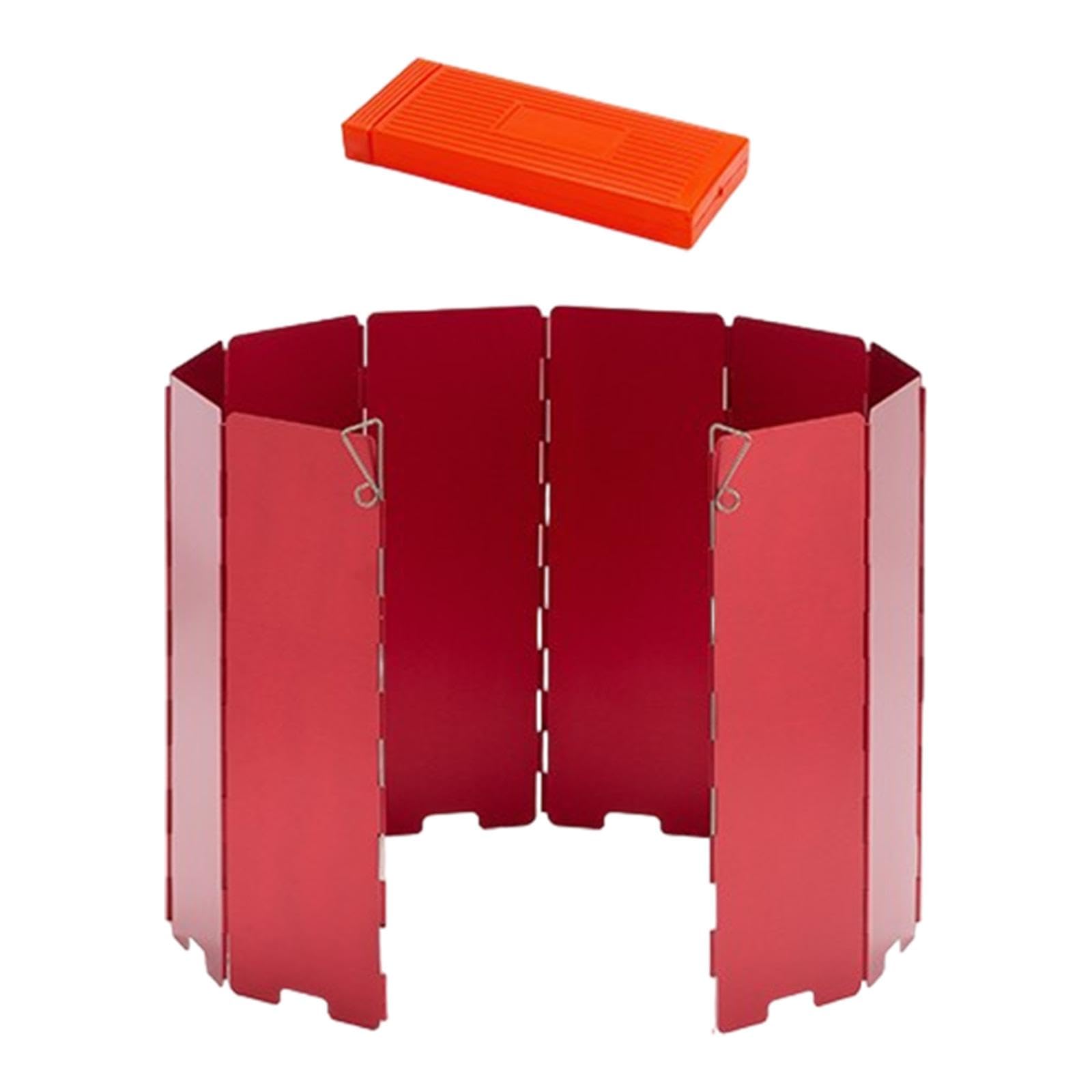 Windscreen Folding Portable Wind Protection for Cooking Hiking Outdoor Red|Sporting Goods|Outdoor Sports|Camping & Hiking|Camping Cooking Supplies|Camping Cookware-image-12