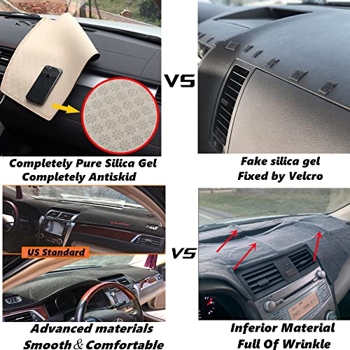 JIAKANUO Armaturenbrettabdeckung für Camry 07-11 schwarz