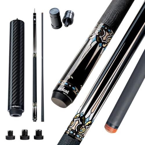 Taco de billar de fibra de carbono CRICAL con extensión de 8 pulg. miniatura 1