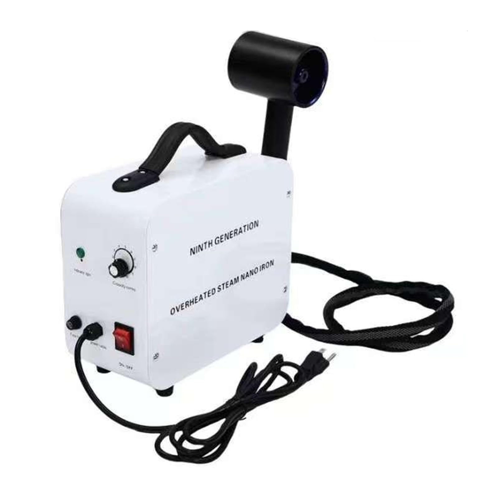 Pistola pulverizadora de vapor for cabello profesional, vaporizador de cabello de salón ajustable de varios niveles, acondicionamiento e hidratación profundos, repara el cabello seco y opaco