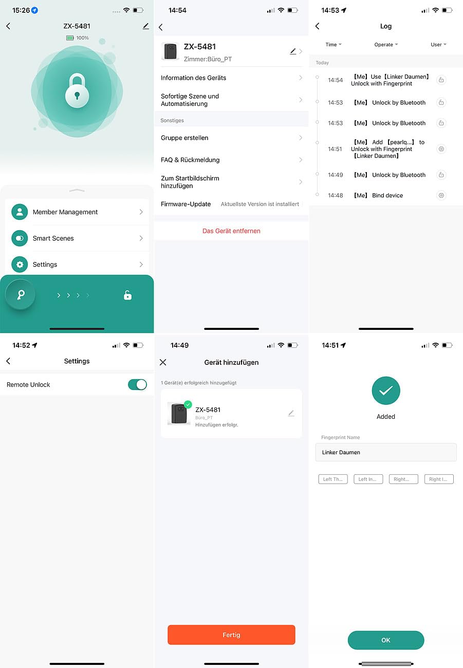 Boîte à clés connectée avec empreinte digitale [Xcase]