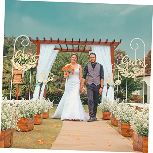 Pendentifs en bois dossier de chaise mariage et célébration - 7