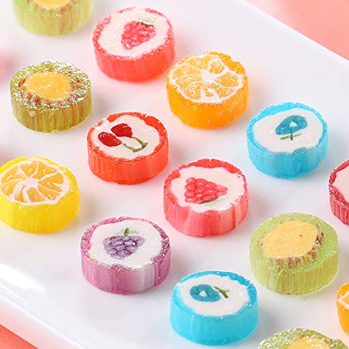 Assortment Mix Fruit Flavored Hard Candy 17.6Oz Bag, Individually Wrapped, Flavor Cherry, Apple, Tangerine, Grape, Strawberry, Pineapple, Licorice And Lemon Snacks Candy (1.1) #TOP3