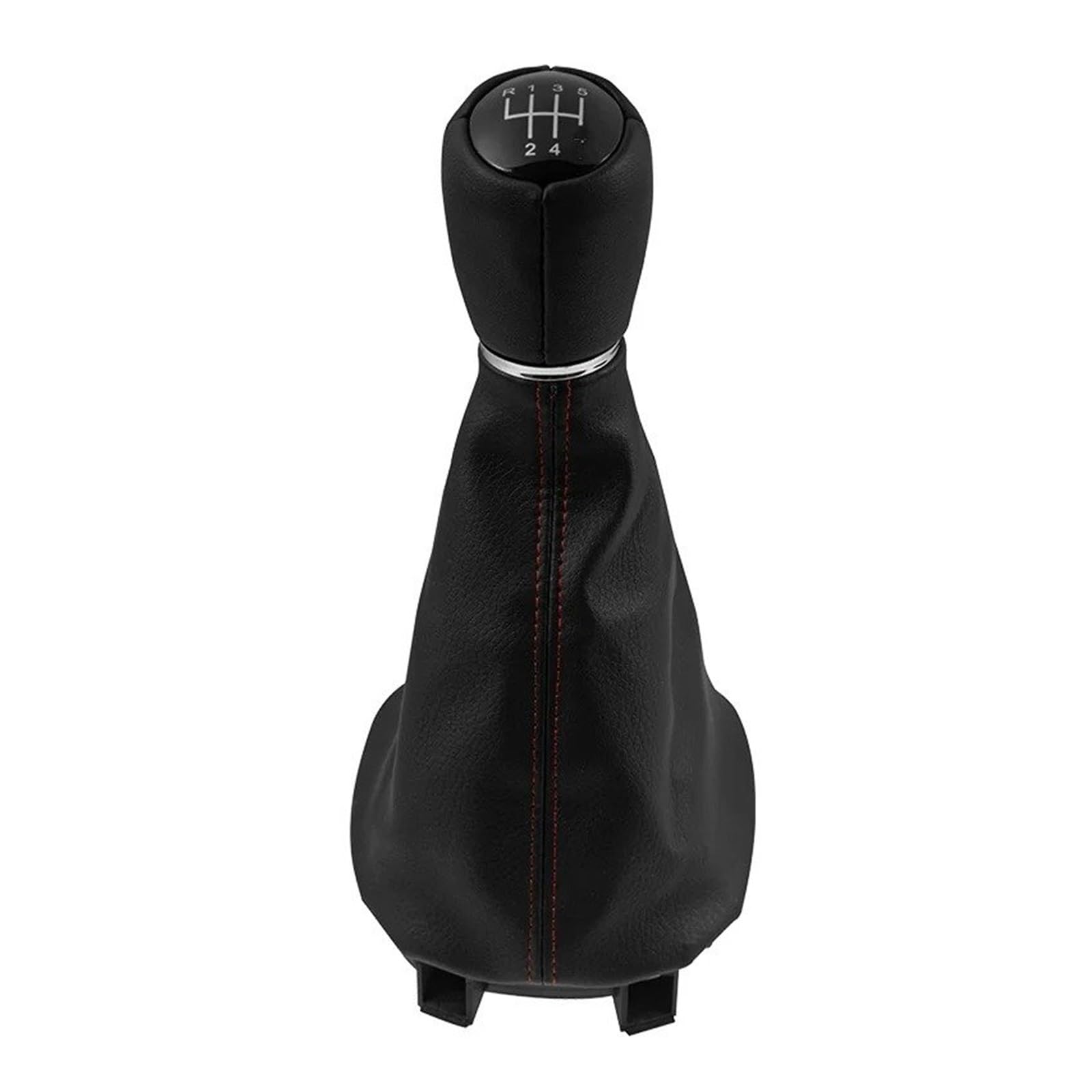 Vbbrswaad Gear Knob 5/6 Speed MT Gear Shift Knob Lever Stick Gaiter Boot Cover for Seat for Leon 1 for MK1 for Toledo II for MK2 1998-2006(5 Speed)