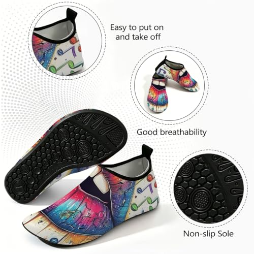 Zapatos acuáticos de secado rápido y suela flexible para surf 4