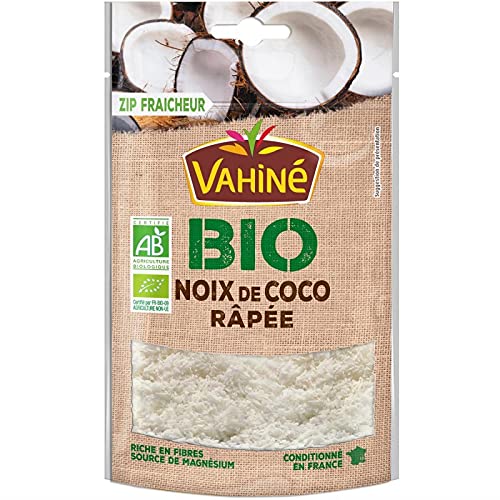 VAHINE - noix de coco bio râpée 115g - Trois Articles