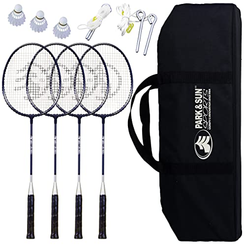 image for Park & Sun Sports Portable Outdoor Badminton Net System with Carrying 