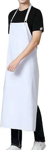 Miniatura 5 de Delantal de vinilo impermeable, delantal resistente a productos químicos para hombres y mujeres, delantal de lavado de platos, limpieza de carnicero