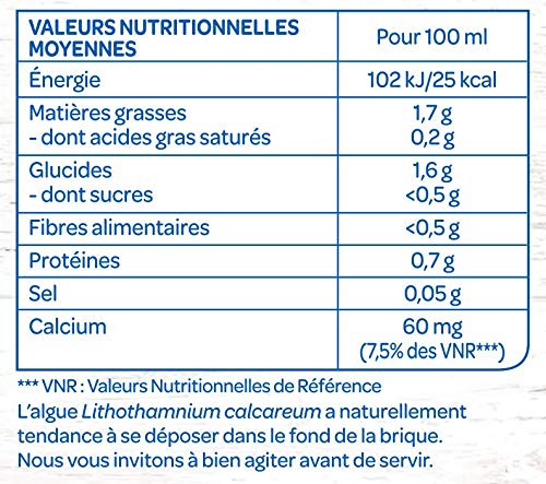 Boisson Végétale Bio Lait D'amande Sans Sucres Bjorg La Brique De 1 - vue 8