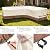 okcool Outdoor Sectional Cover,L-Shaped Patio Furniture Covers for 6-Seater Outdoor Sectional Furniture Couch 110"(85''L) x 32''D x 31''H, Beige & Brown