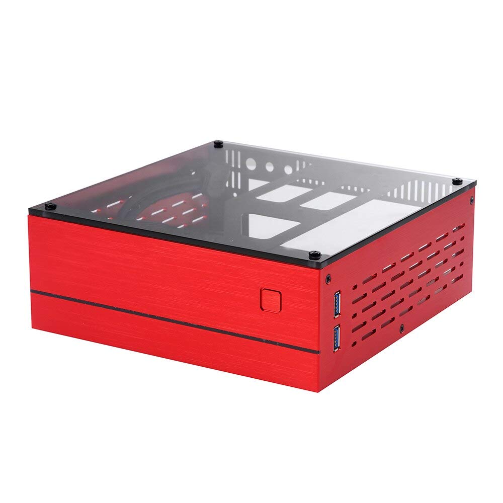 Buy Aluminum MiniITX HTPC Desktop Computer Chassis Horizontal Computer