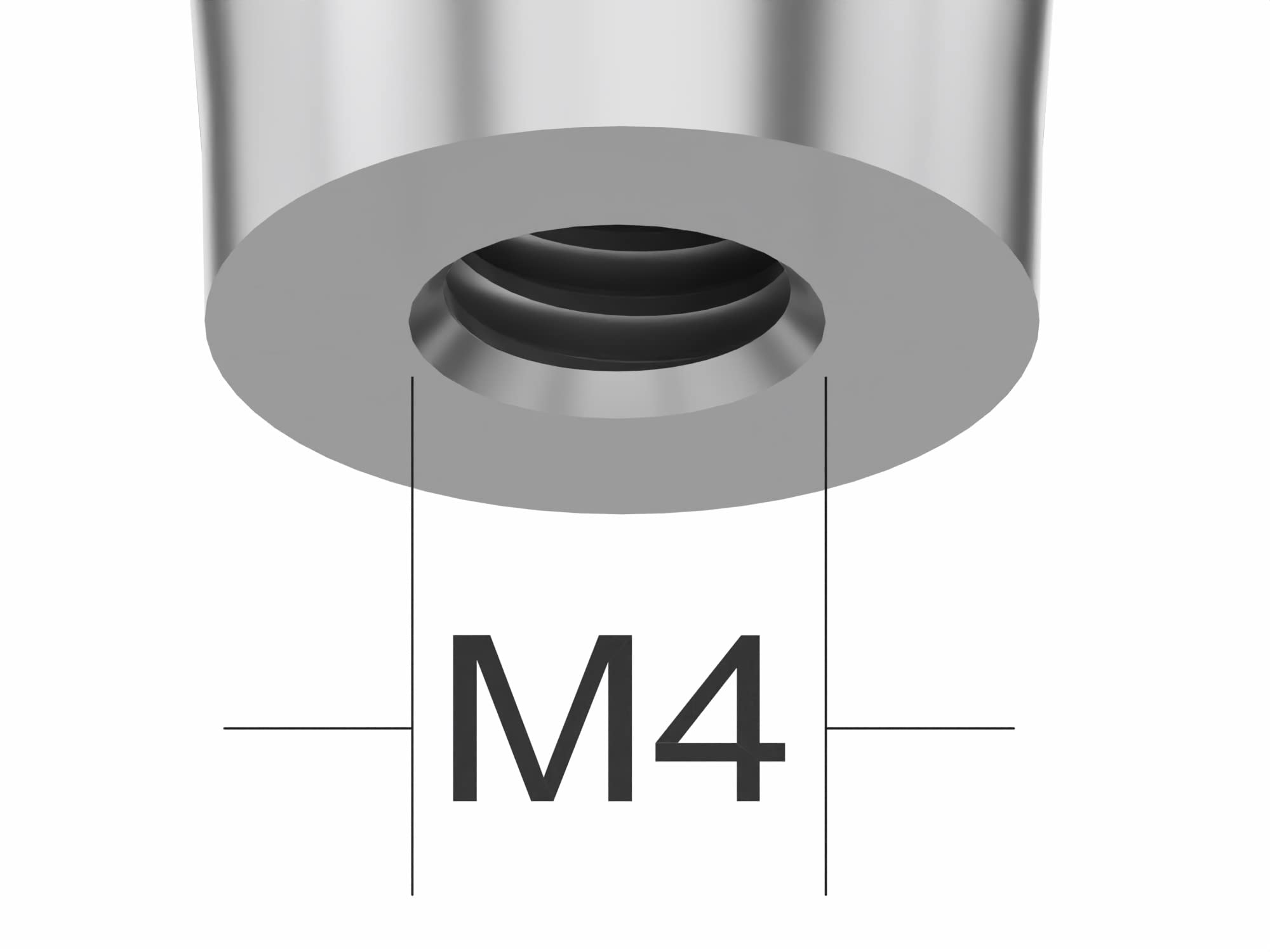 Set 13 Pomelli Per Cassetti In Acciaio Inox - Argento 30mm, Con Piastra Rotonda, Per Mobili - Foto 2