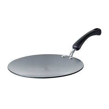 Meyer Hard-Anodized Aluminium Tawa, 26 cm, Grey, 1 Piece