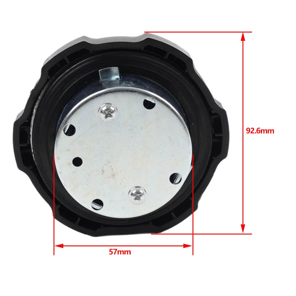 CA2658575 Tankdeckel mit Schlüsseln 265-8575 2658575 Kunststoff & Metall Schwarz Für CAT Minibagger 303.5C 303.5D 303.5E 303E CR Motorrad