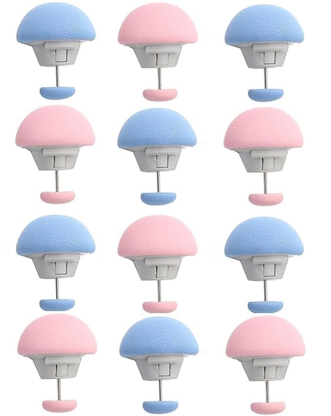 bed sheet clips non slip duvet cover clips blanket holder fasteners mushroom comforter fixing pins asheet holders secure lock easy install reusable (pack of 12)