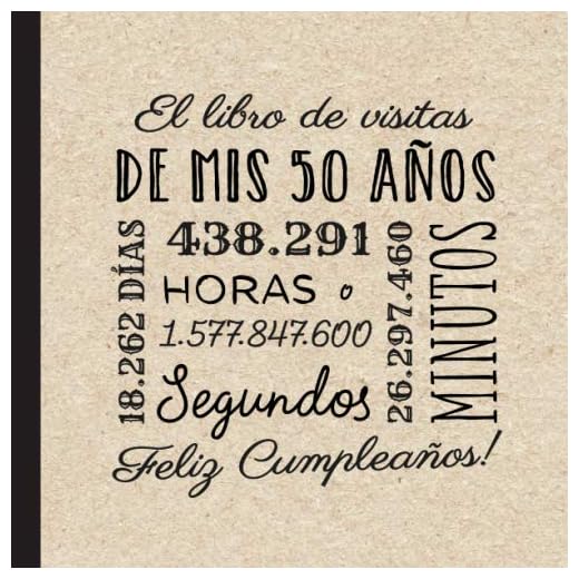 El libro de visitas de mis 50 años: Decoración retro vintage para el 50 cumpleaños – Regalos originales para hombre y mujer - 50 años - Libro de firmas para felicitaciones y fotos de los invitados
