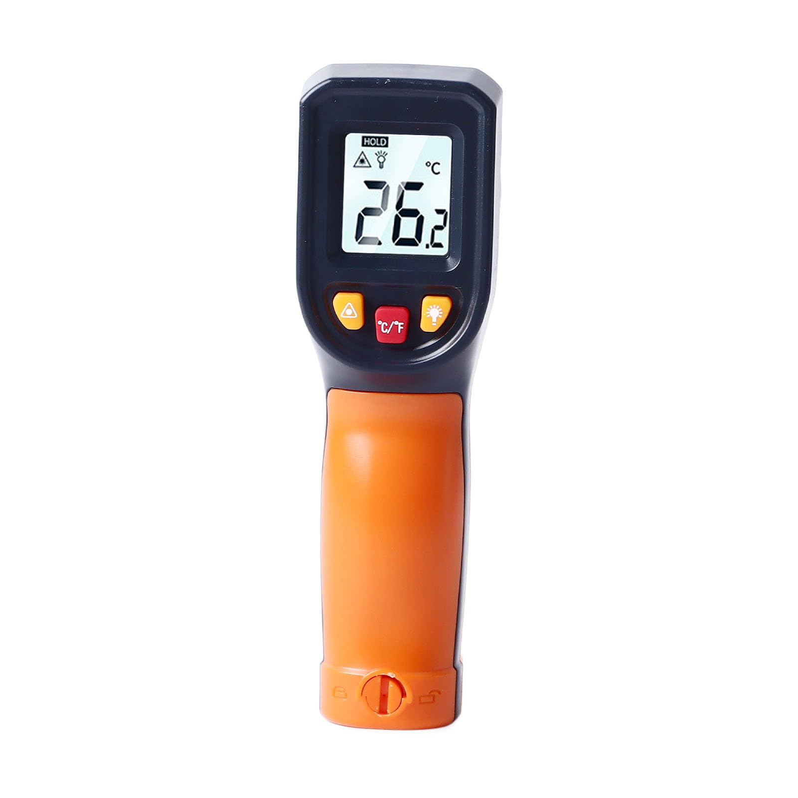 Infrared Thermometer Digital Temperature with Data Storage for Industrial Use - Cooking Non IR Thermometer for Hot Water Pipes, Heat Engines - ABS Material