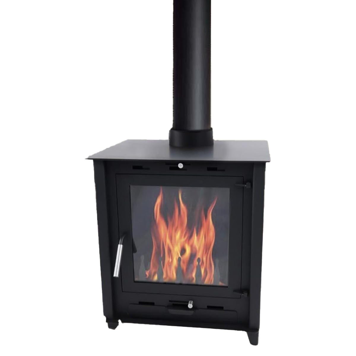 SOLARIS Poêle à bois à accumulation 8,8-12 kW - bûches de 45 cm - rendement élevé