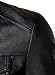 HOOD CREW Mens Leather Jacket Motorcycle Biker Jackets Casual Lightweight Faux Leather Outwear Black XL