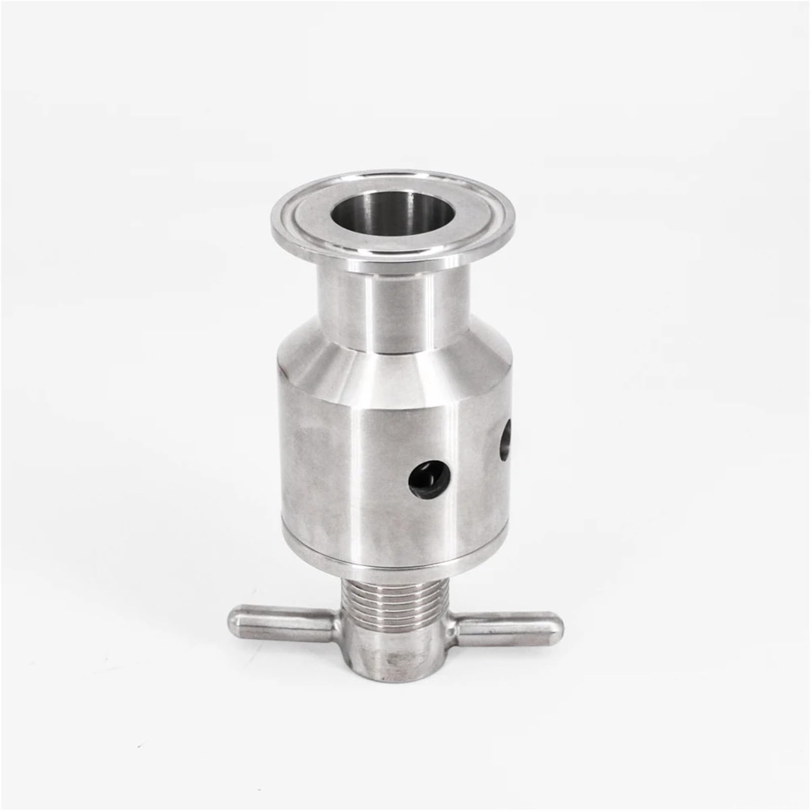Válvula de Seguridad de Alivio de presión Ajustable de 0,5 a 5 Bares, de Triple Abrazadera de 1,5", de Acero Inoxidable Sus 304, for Barril de fermentación de Cerveza.