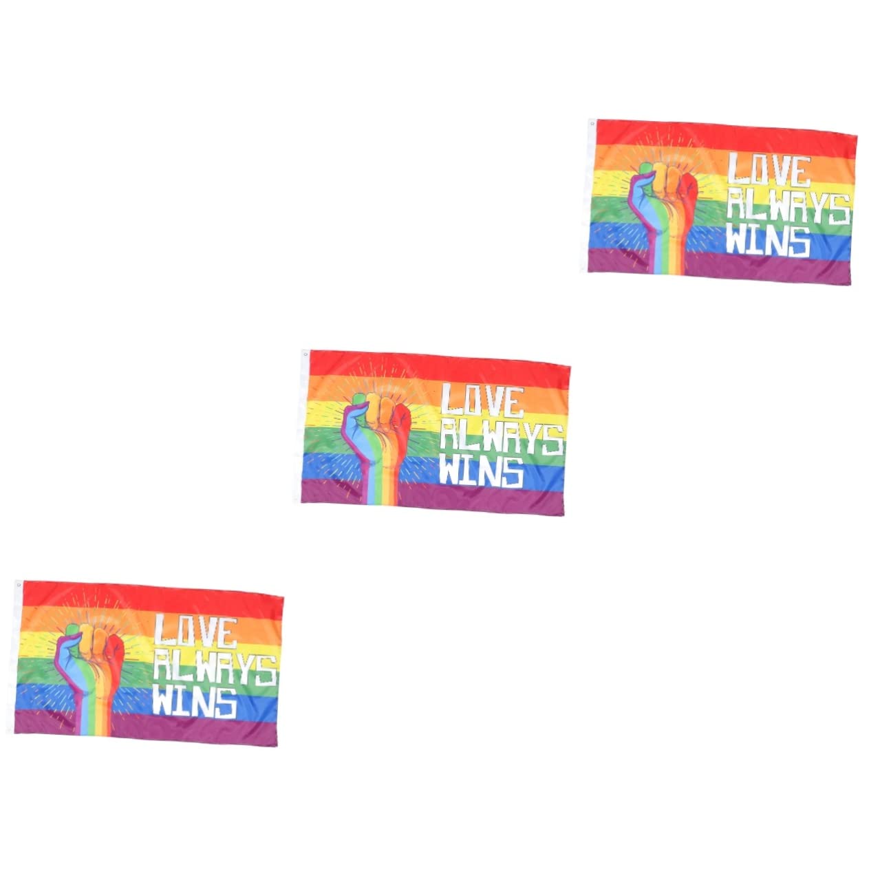 Bannière De Solaire Extérieure LGBT fist rainbow pour décorer le jardin