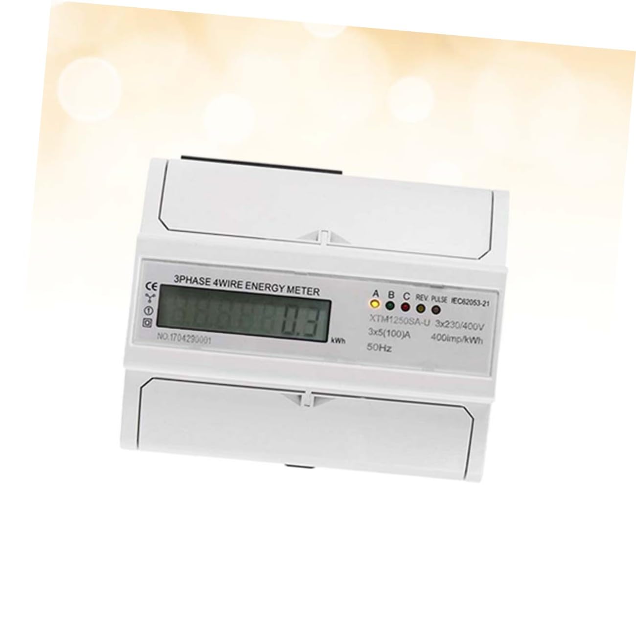 Contatore di Energia Elettrica su Guida 4 Fili Xtm1250sa-u
