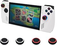 Vista 1 de 4 tapas de joystick con agarre de pulgar para consola de juegos ROG Ally, protector de botón de silicona para ROG Ally