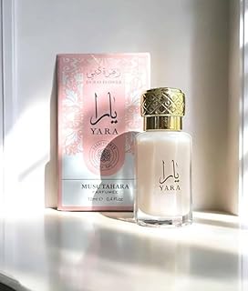 Dubai Flower Musk Yara - Damenduft 12 ml | Weißer Moschus Intim | Dubai Duft | Yara Duft | langanhaltend, Reisegröße