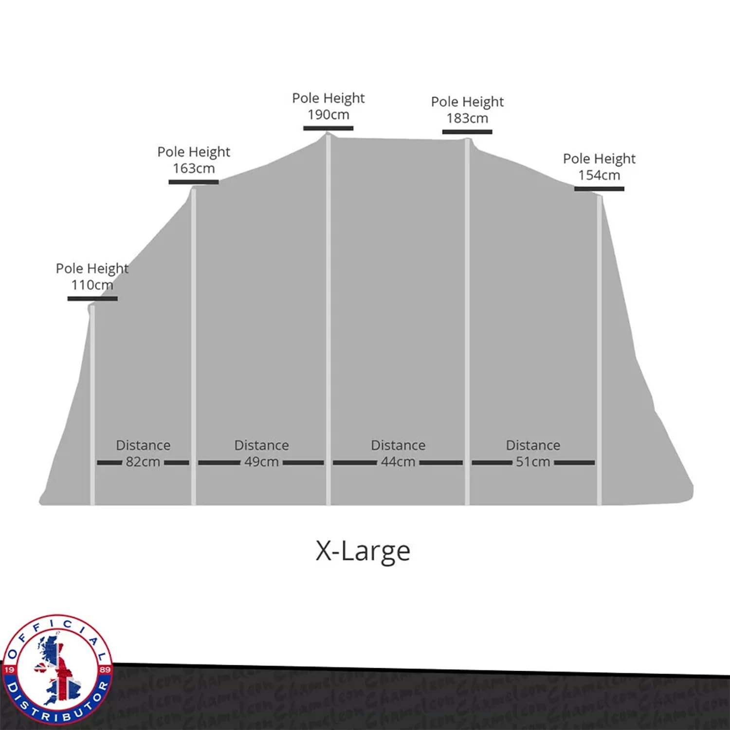 ICover Motorcycle Bike Garage Shelter - 2 sizes, Heavy Duty 600D Oxford 100% Waterproof Material (345cm x 137cm x 190cm)
