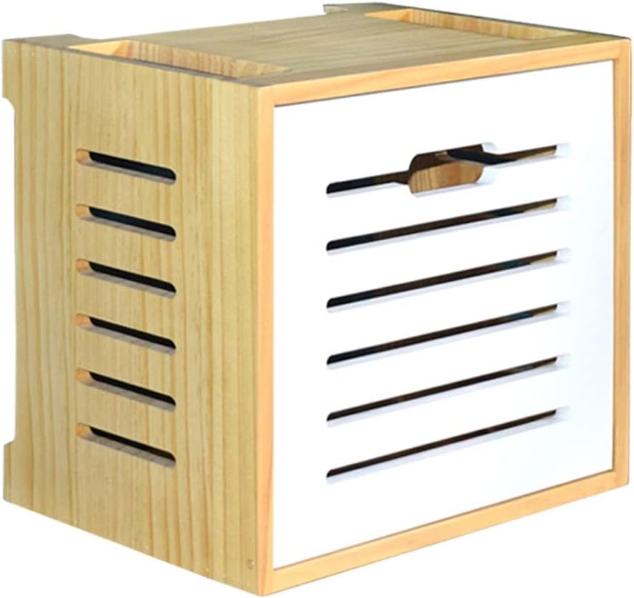 Storage Racks Wooden Wireless Router Storage Box Set-top Box Rack Wire Board Finishing Cabinet TV Cable Hide Box Socket Occlusion Box