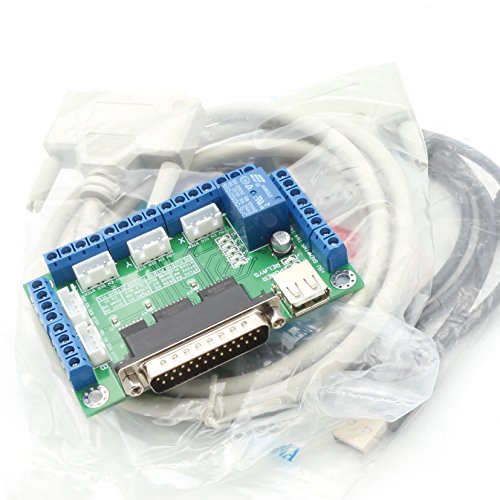 5 Axis Breakout Board interface Mach3 Stepper Motor Driver CNC Router Engraving Milling Machine CNC Controller