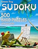 Famous Frog Sudoku 500 Hard Puzzles With Solutions: A Beach Bum Sudoku Series Book