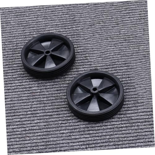 KOMBIUDA 3 pares de ruedas de entrenamiento negras para bicicleta, soporte auxiliar para aprender a montar, estabilizadores estables para niños miniatura 5