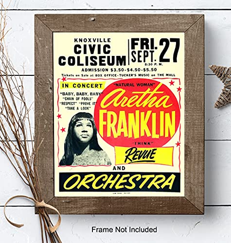 Yellowbird Art & Design Aretha Franklin Poster - Soul Music - African American Wall Art thumb #6