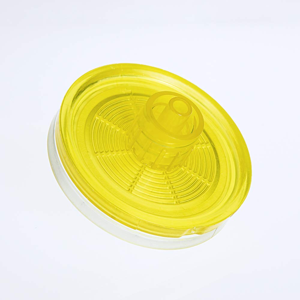 GVS Filter Technology, Filtro Siringa, ABLUO, 25mm, Membrana CA, 0.45µm, Housing Acrilico, Giallo, 100/pz