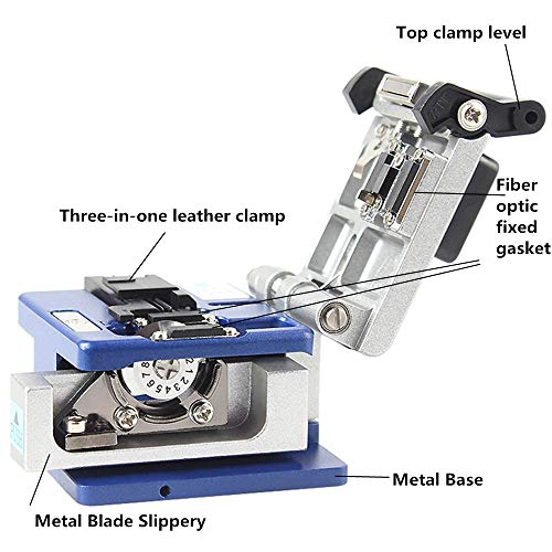 Miniatura 2 de Kit Fibra Óptica, Laser Fibra Optica, Ftth Kit De Herramientas Con Fc-6s Cortadora Fibra Optica, Medidor De Energía Óptica Y Visual Localizador De Averías 5 Km Wire Stripper