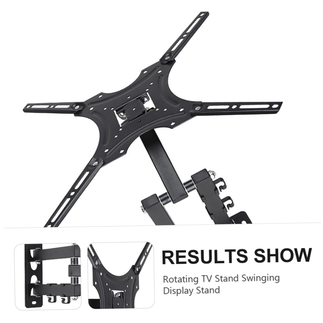 iplusmile Staffa Tv Parete Regolabile con Rotazione e per Monitor LCD LED Supporto Estensibile con Gestione Integrata Montaggio Facile e