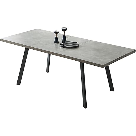 Upgraded 36 Inch Dining Table Set for 4-6 People, Expandable MDF Kitchen...